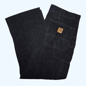 Carhartt Utility Work Pants Loose Mens 36x32 (~34x27) Carpenter B151 BLB Blue